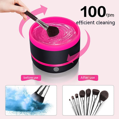 Limpiador Eléctrico de Brochas de Maquillaje con Carga USB-C