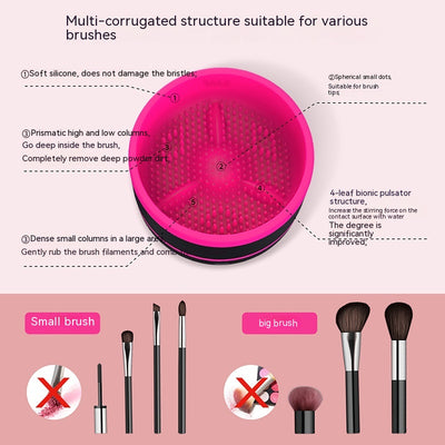 Limpiador Eléctrico de Brochas de Maquillaje con Carga USB-C - Image 7