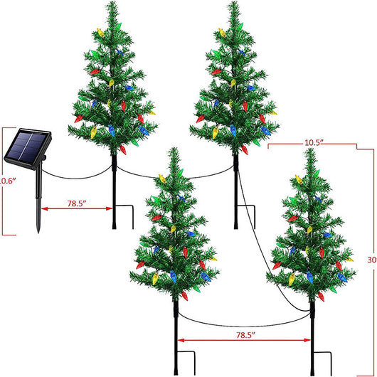 Árbol de Navidad Solar para Exterior - Lámpara Decorativa de Patio - Image 19