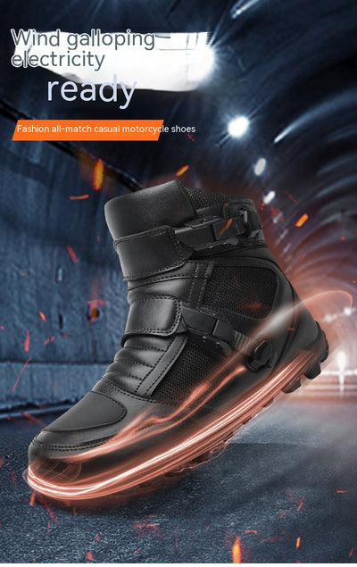 Botas de Motociclista para Hombre - Protección en Cuatro Estaciones - Image 8
