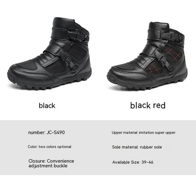Botas de Motociclista para Hombre - Protección en Cuatro Estaciones - Image 13