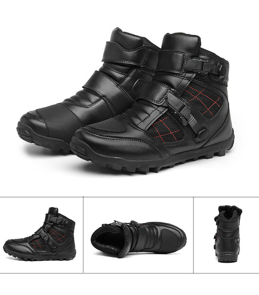 Botas de Motociclista para Hombre - Protección en Cuatro Estaciones - Image 21