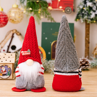 Muñeca Navideña sin Rostro con Gorro Puntiagudo - Decoración Festiva - Image 31