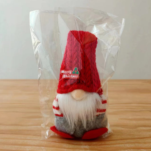 Muñeca Navideña sin Rostro con Gorro Puntiagudo - Decoración Festiva - Image 38