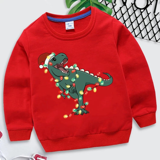 Suéter Navideño Rojo para Niños 100% Algodón Estilo Occidental - Image 17