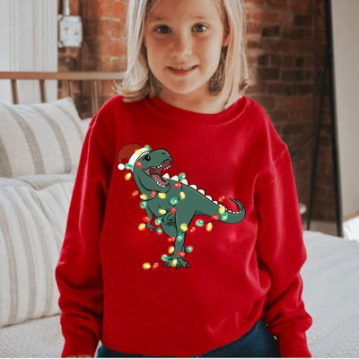 Suéter Navideño Rojo para Niños 100% Algodón Estilo Occidental - Image 18