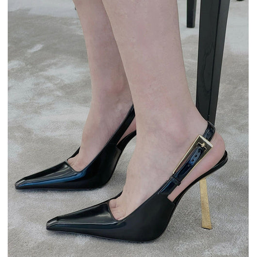Sandalias Stiletto con Tira Trasera y Punta Afilada para Mujer - Image 15