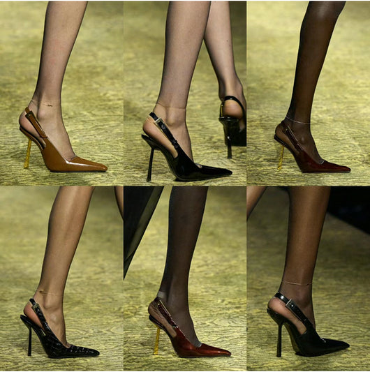 Sandalias Stiletto con Tira Trasera y Punta Afilada para Mujer - Image 19