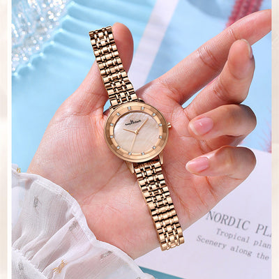 Reloj de Mujer Resistente al Agua con Cristal de Cuarzo y Banda de Acero Inoxidable - Image 11