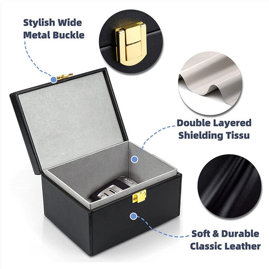 Estuche de Protección Anti-fraude con Caja Bloqueadora y 2 Llaves de Fibra de Carbono - Image 13