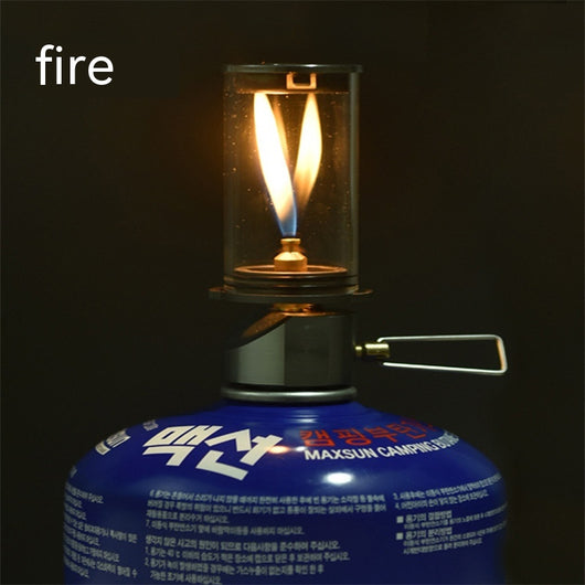 Lámpara Portátil de Gas para Camping - Iluminación Resistente para Exteriores - Image 11