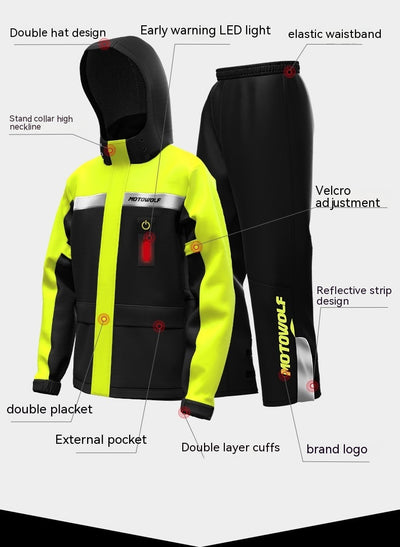 Traje Impermeable Divisible para Motociclista - Image 11