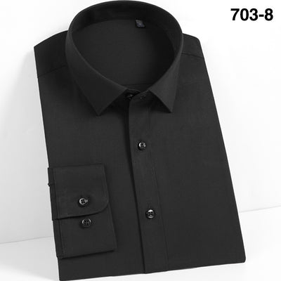 Camisa de Fibra de Bambú con Puños Franceses de Manga Larga - Image 27