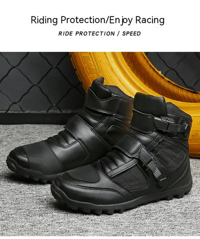 Botas de Motociclista para Hombre - Protección en Cuatro Estaciones - Image 29