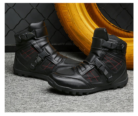 Botas de Motociclista para Hombre - Protección en Cuatro Estaciones - Image 30