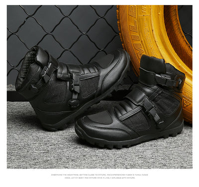 Botas de Motociclista para Hombre - Protección en Cuatro Estaciones - Image 34