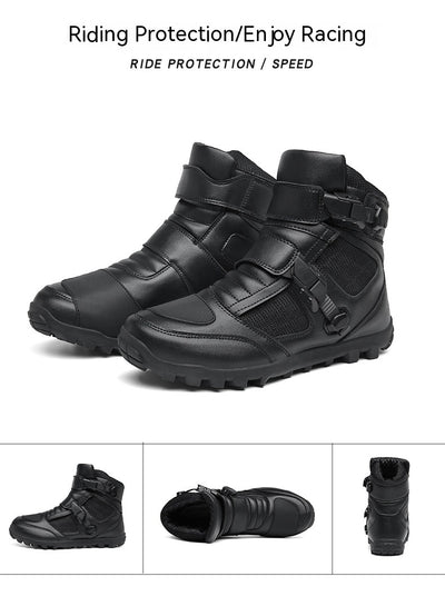 Botas de Motociclista para Hombre - Protección en Cuatro Estaciones - Image 35