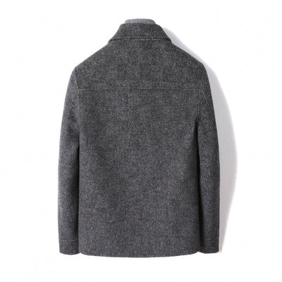 Chaqueta de Lana Alpaca Doble Faz con Cashmere para Hombre - Image 10