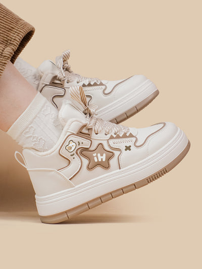 Zapatillas Altas Cálidas y Cómodas para Mujer - Estilo Casual Invierno - Image 9