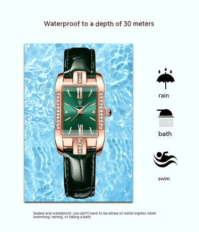 Reloj de Cuarzo Estilo Cinturón Ultradelgado Resistente al Agua - Image 10