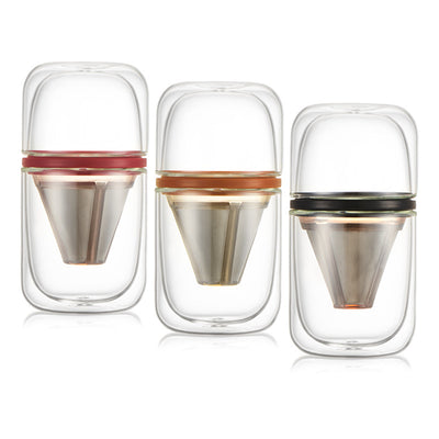 Taza de Viaje de Vidrio con Filtro Colgante para Café Artesanal - Image 11