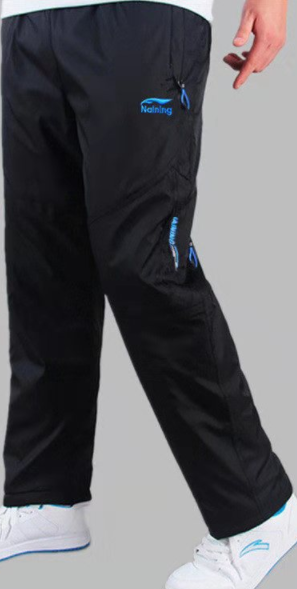 Pantalones rectos de poliéster para hombre - Estilo casual moderno - Image 3