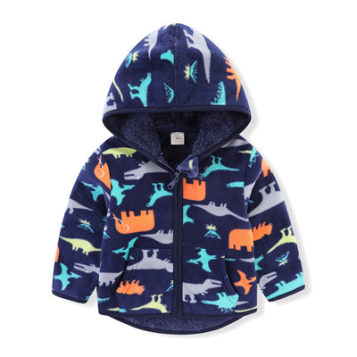 Chamarra Polar Gruesa para Niños y Niñas - Perfecta para Primavera y Otoño - Image 2