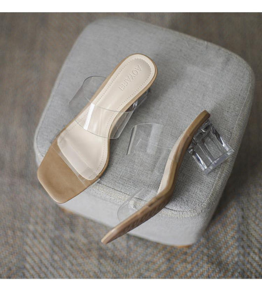 Tacones Medianos con Cristales y Plataforma Chunky - Image 11