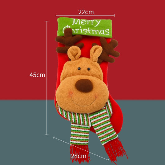 Medias Navideñas Decorativas - Juego de Tamaños Grande, Mediano y Pequeño - Image 18