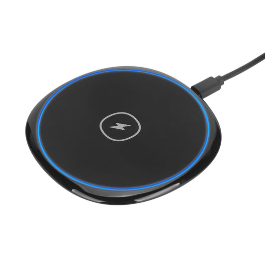 Cargador Inalámbrico 15W Compatible con Apple y Huawei - Superficie Plana Brillante