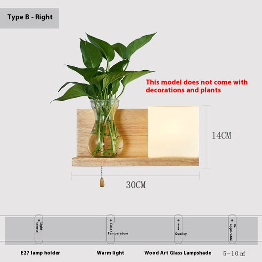 Lámpara de Pared en Madera para Dormitorio y Mesita de Noche - Image 8