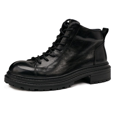 Botas de Trabajo en Cuero Genuino para Hombre - Otoño Invierno con Suela Reforzada - Image 7