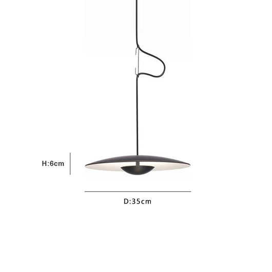Lámpara Colgante UFO Nórdica Diseño Moderno para Sala de Estar - Image 7