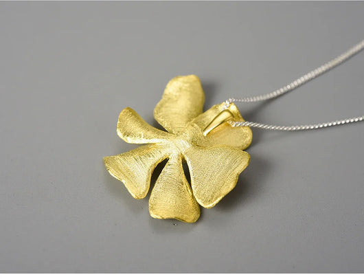 Colgante de Plata Pura con Peonía de Pétalos Delicados - Image 15