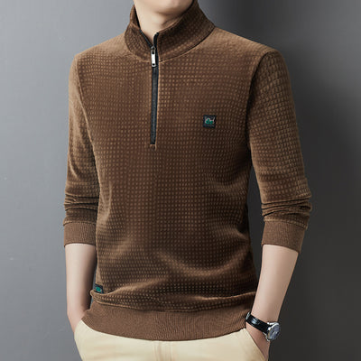 Camiseta Térmica Casual para Hombre con Forro Polar Grueso - Image 9