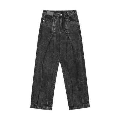 Jeans Holgados con Diseño Plisado y Estampado Copo de Nieve - Image 18