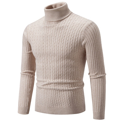 Suéter Casual de Cuello Alto para Hombre - Image 19