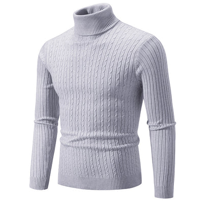 Suéter Casual de Cuello Alto para Hombre - Image 21