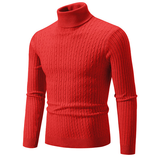 Suéter Casual de Cuello Alto para Hombre - Image 23