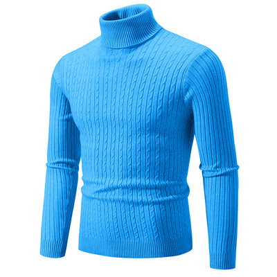 Suéter Casual de Cuello Alto para Hombre - Image 27
