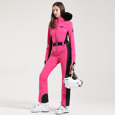 Traje de Esquí Integral para Mujer Profesional Acolchado Térmico - Image 13