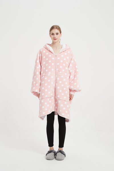 Pijama de Franela de Largo Medio Versátil - Image 30