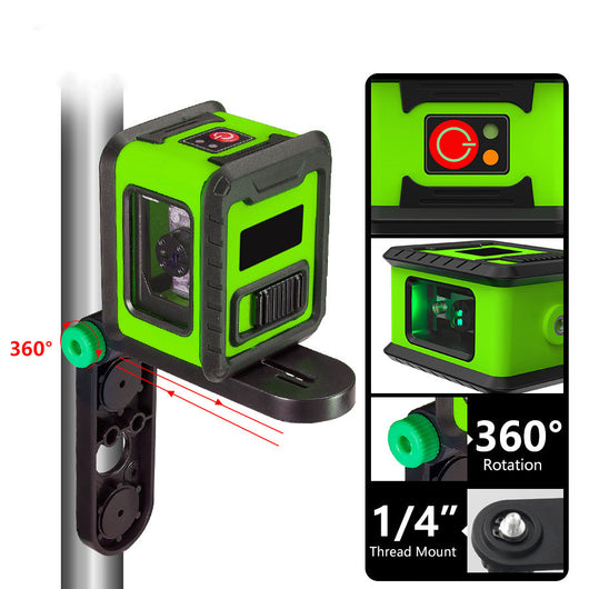 Nivelador Láser Portátil Infrarrojo con Rayo Verde - Image 16