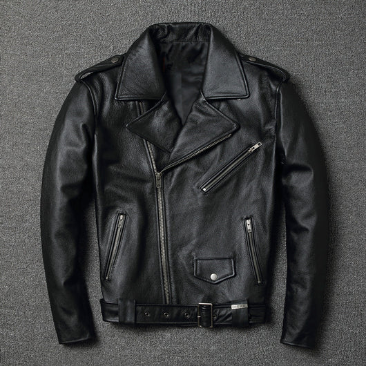 Chaqueta de Cuero para Motociclista Harley Estilo Clásico - Image 17