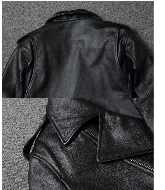 Chaqueta de Cuero para Motociclista Harley Estilo Clásico - Image 21