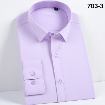 Camisa de Fibra de Bambú con Puños Franceses de Manga Larga - Image 41