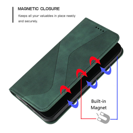 Funda Magnética de Cuero para Celular con 3 Ranuras para Tarjetas - Image 17