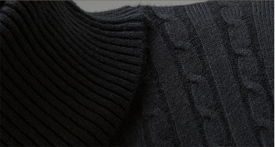 Suéter Cuello Alto Tejido Slim Fit para Hombre - Colores Sólidos - Image 23