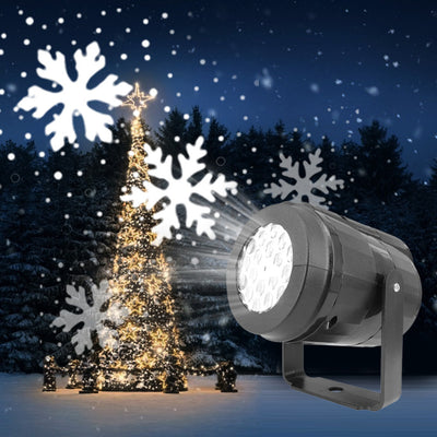 Proyector de Luces Navideñas LED con Copos de Nieve Rotatorios para Exteriores - Image 25