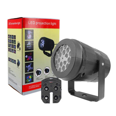 Proyector de Luces Navideñas LED con Copos de Nieve Rotatorios para Exteriores - Image 27